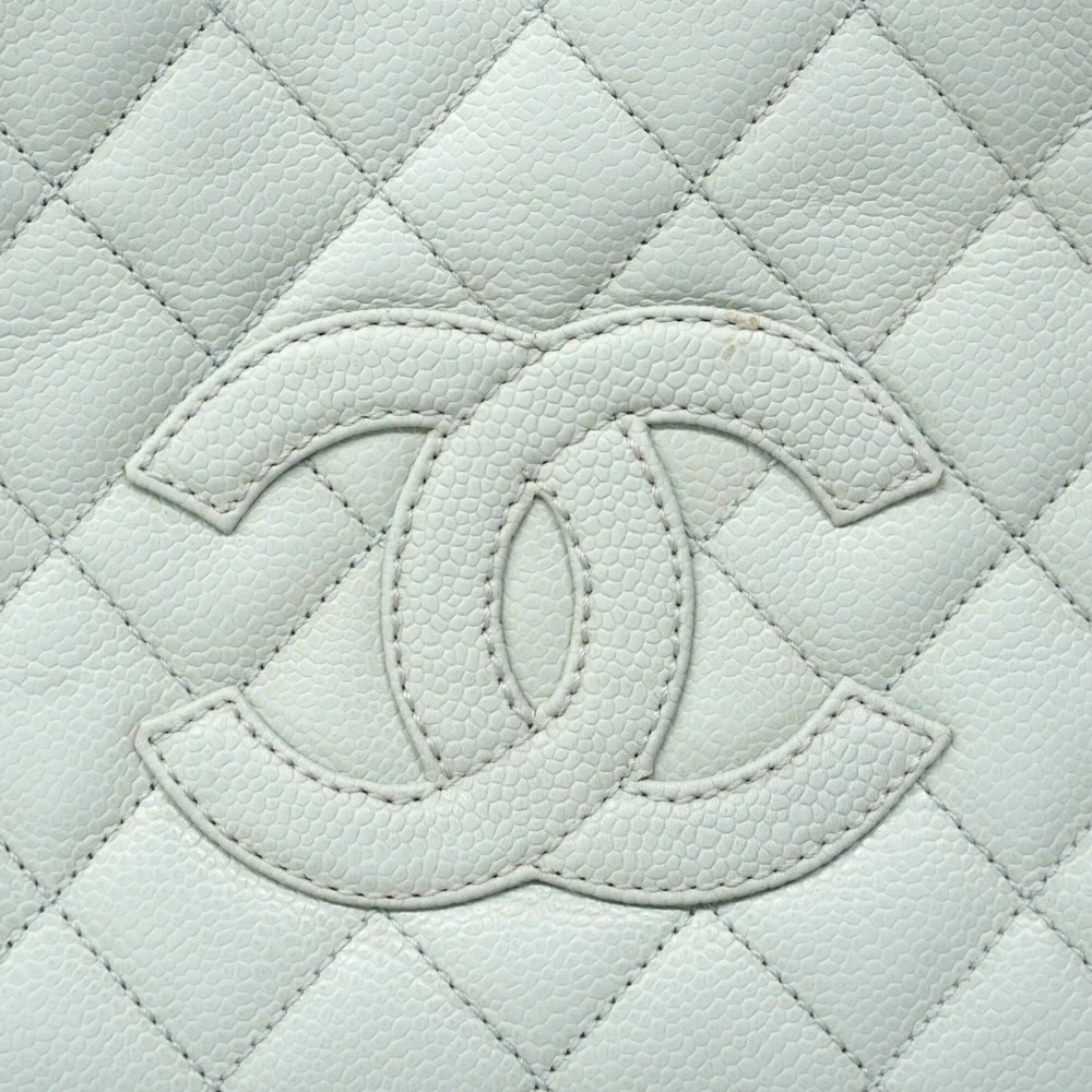 CHANEL Blue Caviar Leather Tote Bag - Picture 12 of 14